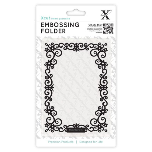 DOCRAFTS RELIEF FOLDER A6 - FLORAL FRAME XCU 515127