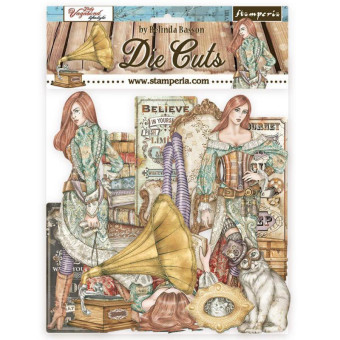 STAMPERIA КАРТОНЕНИ ФИГУРКИ ЗА ДЕКОРАЦИЯ 41 БР. DFLDC52