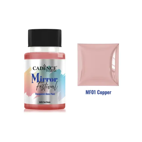 CADENCE GLASS PAINT MIRROR FESTIVAL 50ML. - COPPER MF-01