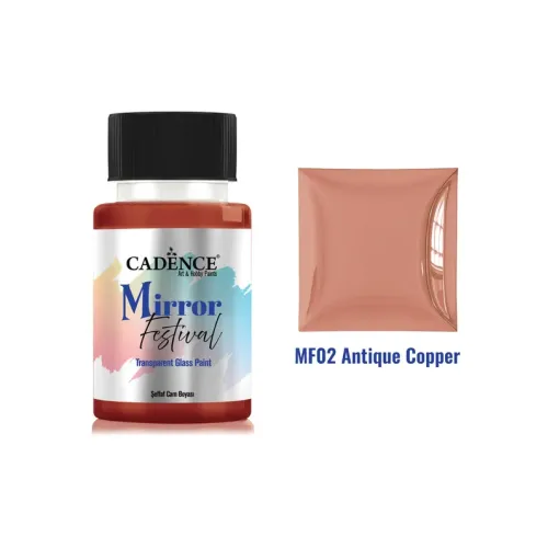 CADENCE GLASS PAINT MIRROR 50ML. - ANTIQUE COPPER MF-02
