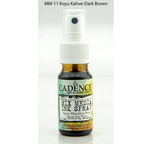CADENCE СПРЕЙ МАСТИЛО MIX MEDIA 25 МЛ. - DARK BROWN MM-11