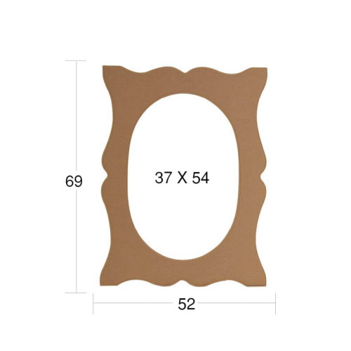NEWART MDF FRAME 69/52CM FOR PHOTO/MIRROR 37/54CM - AY 155