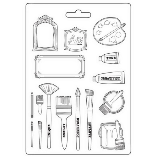 STAMPERIA SUNFLOWER ART SOFT MOULD A5 - K3PTA5650