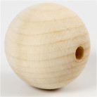 CREATIV WOODEN BALLS FOR DECORATION 10 MM 40 PCS.