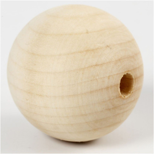 CREATIV WOODEN BALLS FOR DECORATION 10 MM 40 PCS.