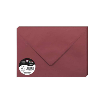CLAIREFONTAINE PLIQUE 162/229 MM. - BORDEAUX
