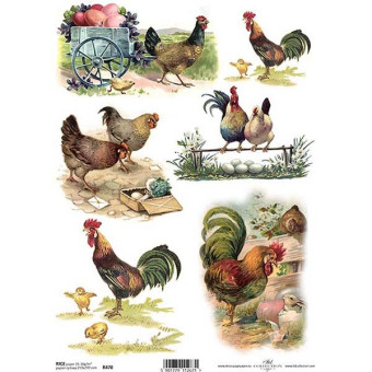 ITD COLLECTION DECOUPAGE RICE PAPER A4 - R0470
