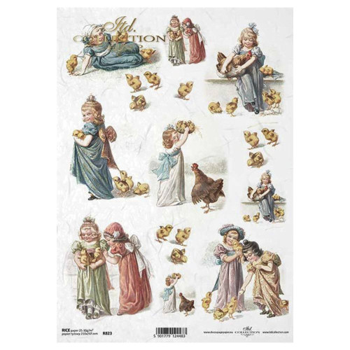 ITD COLLECTION DECOUPAGE RICE PAPER A4 - R0823