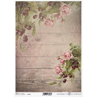 ITD COLLECTION DECOUPAGE RICE PAPER A4 - R1195