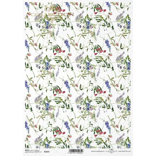 ITD COLLECTION DECOUPAGE RICE PAPER A4 - R1825