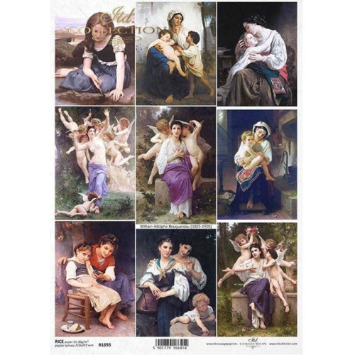 ITD COLLECTION DECOUPAGE RICE PAPER A4 - R1893