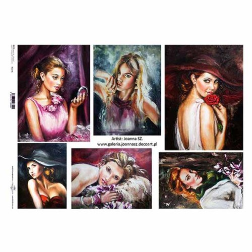 ITD COLLECTION DECOUPAGE RICE PAPER A3 - R0114L
