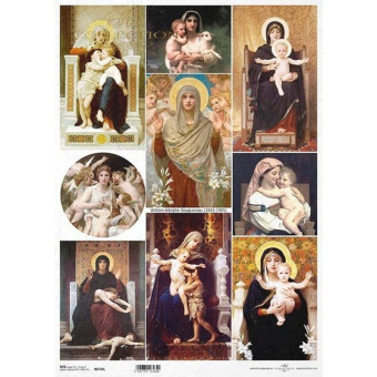 ITD COLLECTION DECOUPAGE RICE PAPER A3 - R0734L