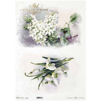 ITD COLLECTION DECOUPAGE RICE PAPER A3 - R0814L