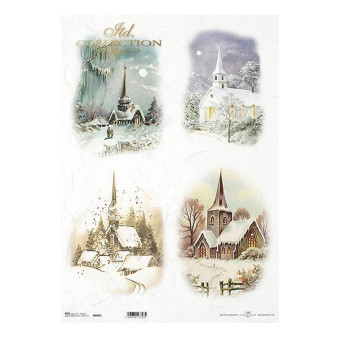 ITD COLLECTION DECOUPAGE RICE PAPER A3 - R985L