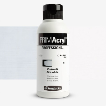 SCHMINCKE АКРИЛНА БОЯ 250 МЛ PRIMACRYL ZINC WHITE FLUID