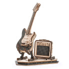 ROBOTIME 3D ДЪРВЕН ПЪЗЕЛ ELECTRIC GUITAR 140 ЧАСТИ TG605K