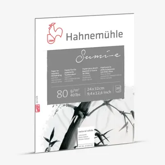 HAHNEMUHLE СКИЦНИК SUMI-E 80 GSM, 24/32 CM, 20 ЛИСТА