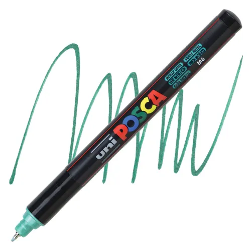 POSCA АКРИЛЕН МАРКЕР PC-1MR, 0,7 MM - METALLIC GREEN
