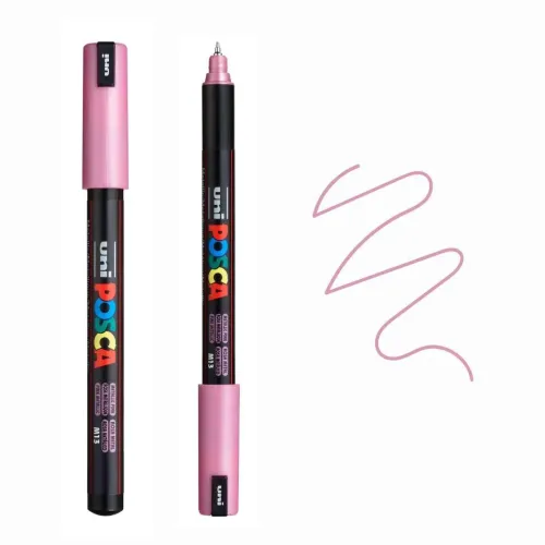 POSCA АКРИЛЕН МАРКЕР PC-1MR, 0,7 MM - METALLIC PINK