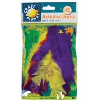 DOCRAFTS DECORATION FEATHERS 7 G. ASSORTED - CPT 6541100