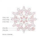SIZZIX FRAMELITS ЩАНЦИ ЗА ИЗРЯЗВАНЕ - SNOWFLAKES
