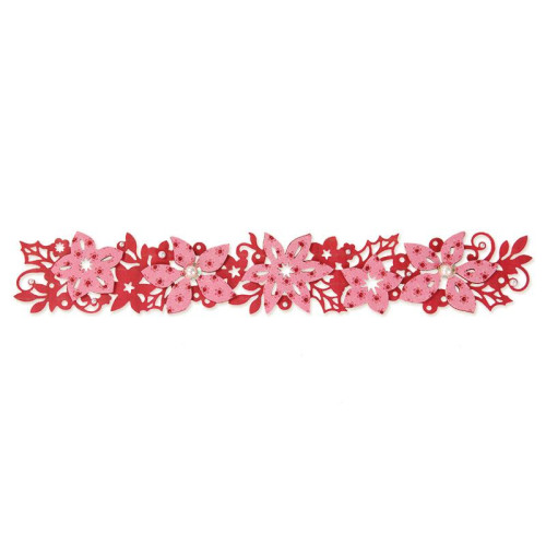 SIZZIX STRIP DIES FOR CUTTING - WINTER FLORALS