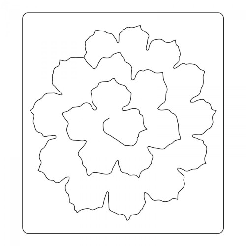 SIZZIX BIGZ DIE CUTTING DIES - JUMBO TATTERED PINECONE