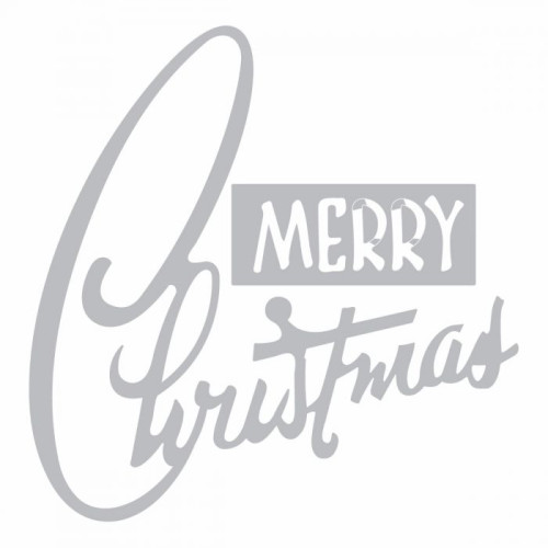 SIZZIX THINLITS ЩАНЦИ ЗА ИЗРЯЗВАНЕ - RETRO MERRY CHRISTMAS