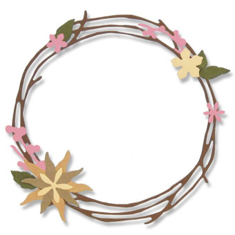 SIZZIX THINLITS ЩАНЦИ ЗА ИЗРЯЗВАНЕ - PRETTY WREATH