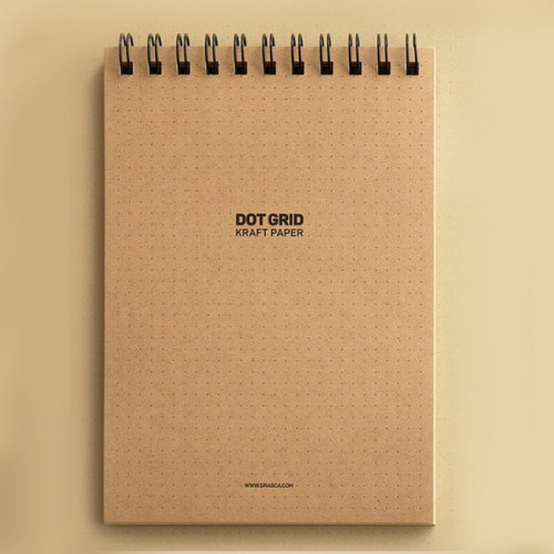 DOT GRID SKETCH PAD SPIRAL 80 G/M², 60 SHEETS, A4 - CRAFT