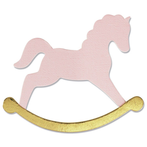SIZZIX THINLITS ЩАНЦИ ЗА ИЗРЯЗВАНЕ - ROCKING HORSE