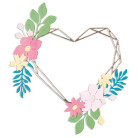 SIZZIX THINLITS DIES FOR CUTTING - FLORAL GEO HEARTH FRAME