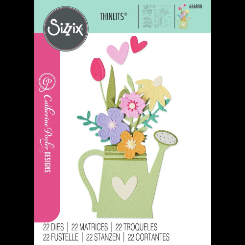 SIZZIX THINLITS ЩАНЦИ ЗА ИЗРЯЗВАНЕ - SPRINKLED WITH LOVE