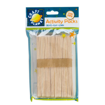 DOCRAFTS НАТУРАЛНИ КЛЕЧКИ ЗА СЛАДОЛЕД 15СМ. 50БР. - 6681109