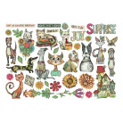 STAMPERIA FURRY FRIENDS EPHEMERA - DFLCT69
