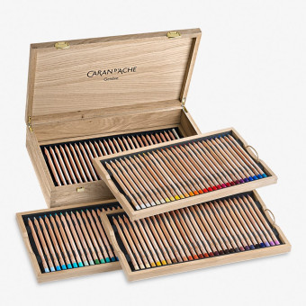 CARAN D'ACHE COLOR PENCILS LUMINANCE SET 100 PCS W