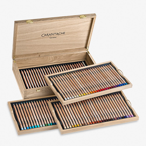 CARAN D'ACHE COLOR PENCILS LUMINANCE SET 100 PCS W