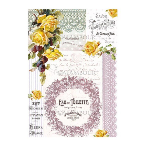 CALAMBOUR DECOUPAGE PAPER 48/33 CM - TCR 14