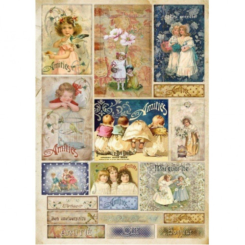 STAMPERIA DECOUPAGE PAPER 70/50 - DFG390