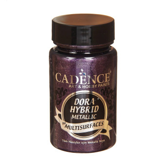 CADENCE ACRYLIC PAINT METALLIC DORA HYBRID 90ML-DARK ORCHID7139