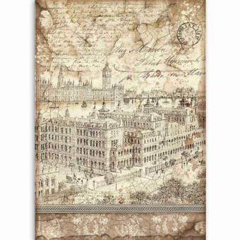 STAMPERIA DECOUPAGE RICE PAPER A4 - DFSA4523