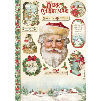 STAMPERIA DECOUPAGE RICE PAPER A4 - DFSA4593