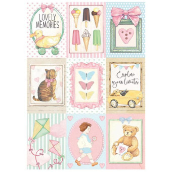 STAMPERIA DECOUPAGE RICE PAPER A4 - DFSA4680