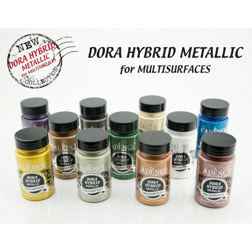 CADENCE ACRYLIC PAINT METALLIC DORA HYBRID 90 ML - ANTIQUE PINK