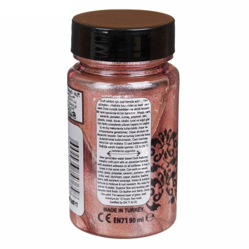 CADENCE ACRYLIC PAINT METALLIC DORA HYBRID 90 ML - ANTIQUE PINK