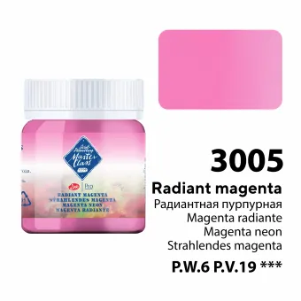 MASTER CLASS TEMPERA PAINT 40 ML. - RADIANT MAGENTA 17203005
