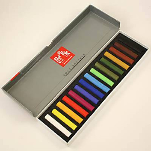 CARAN D'ACHE СУХИ ПАСТЕЛИ SOFT PASTELS КОМПЛЕКТ 15 ЦВ