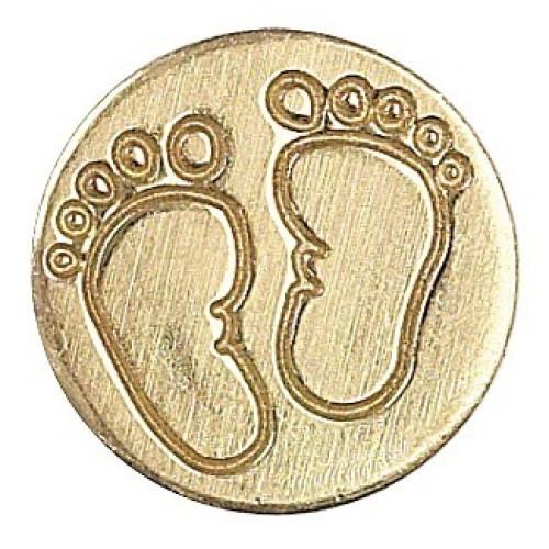 MANUSCRIPT DECORATIVE BRASS SEAL COIN MSH727FOT
