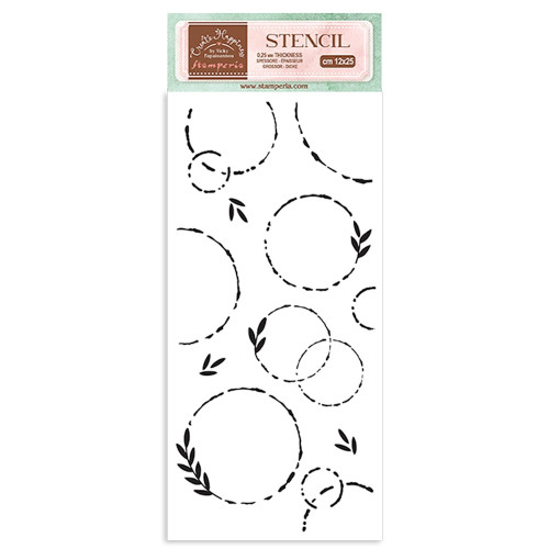 STAMPERIA MEDIA STENCIL - TEMPLATE 12 X 25 CM - KSTDL76